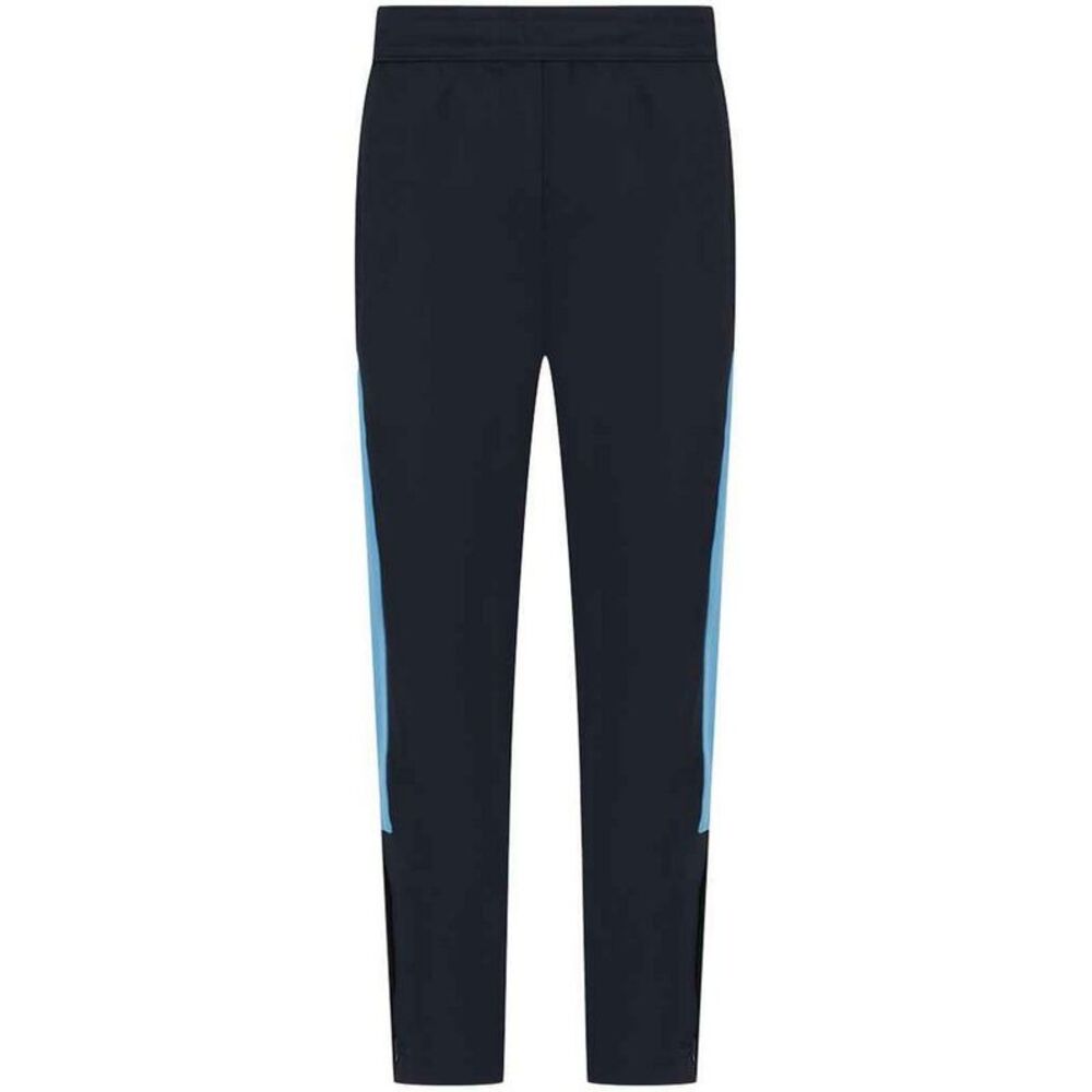 Finden & Hales Childrens/Kids Boys Knitted Tracksuit Pants / Navy/Sky Blue